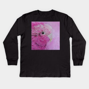 Galah - Australian Native Bird Kids Long Sleeve T-Shirt